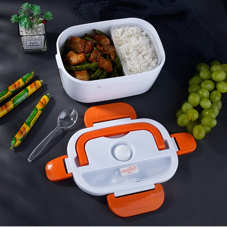 Electric Lunch Box with Spoon