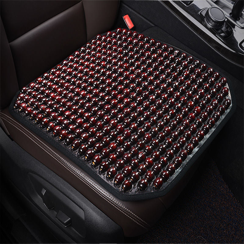 Wood Beaded Car Seat Cooling Cover