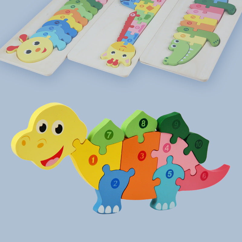 Cartoon Animal Educational Jigsaw Puzzle for Toys