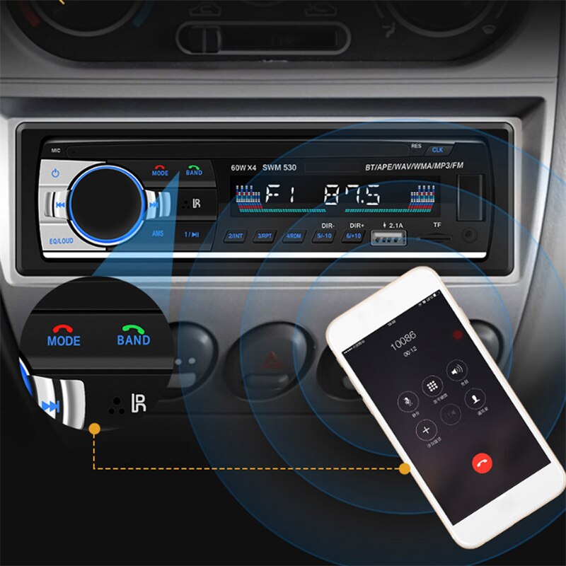 Bluetooth USB Car Multimedia MP3 Player Care Me