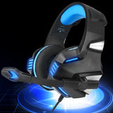 Head-mounted Light-emitting Line Control Gaming Headset