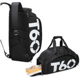 T60 Large Capacity Gym Bag With Shoes Compartment