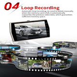 1080P Car Dash Cam Recorder Dual View Camera