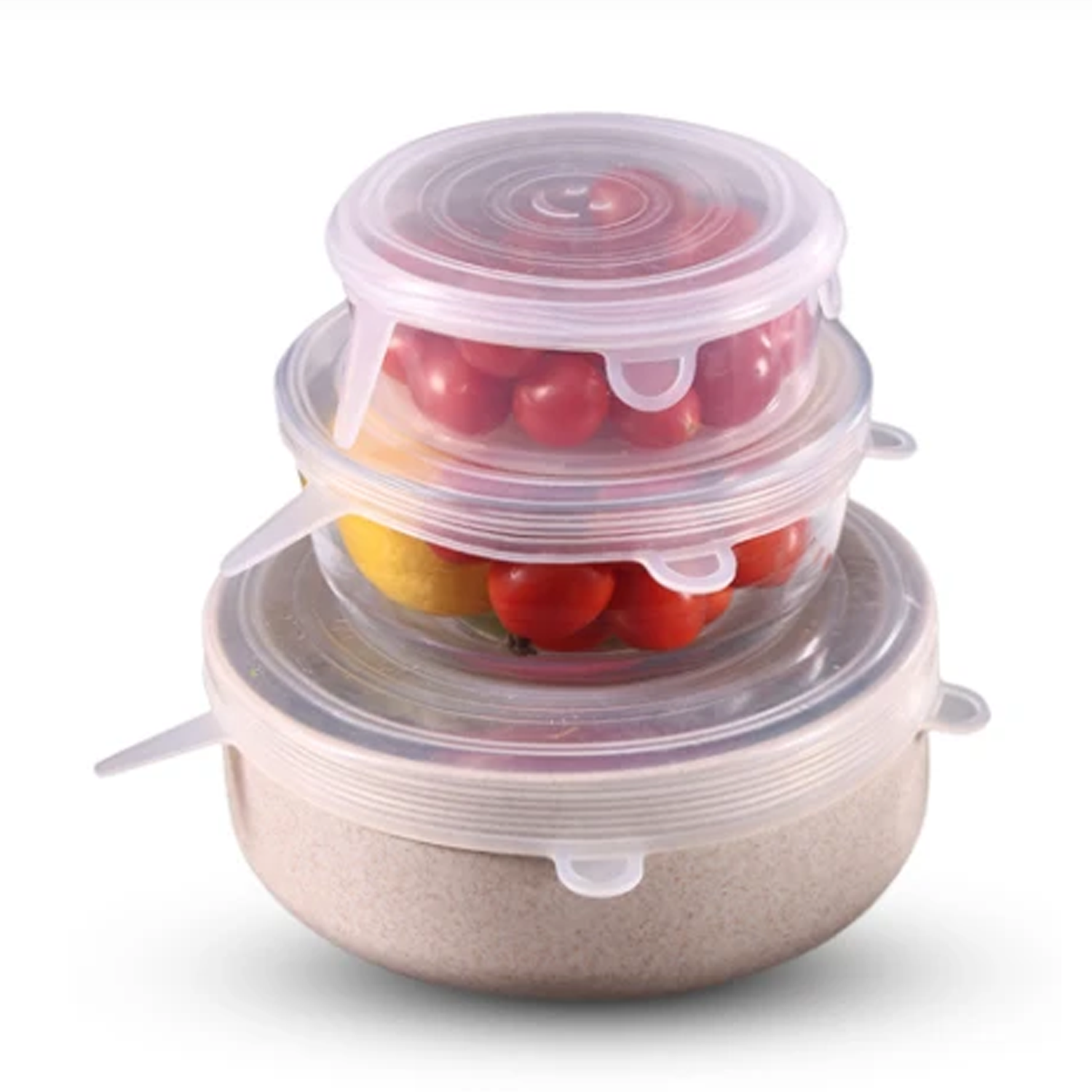 Silicone Food Lid (set of 6)