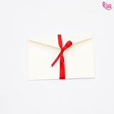 Blank Envelope with Red Ribbon (Set of4) (4348374417442)