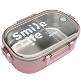 Dual Compartment Stainless Steel Insulated Lunch Box