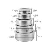 Food Graded Stainless Steel Box- 5 Pcs Set