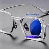 Zinc Alloy Anti-blue light Optical Glass for Men