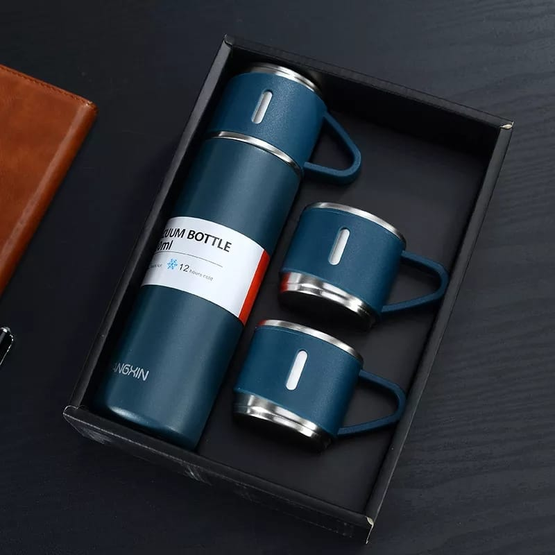 304 Stainless Steel Thermos Vacuum Flask Set 3 PCS Care Me