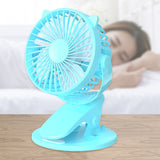 3 Speed Adjustable Mini Clamp Desk Fan