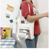 Cute Printed Multi-purpose Ladies Canvas Bag