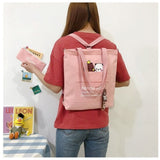 Cute Printed Multi-purpose Ladies Canvas Bag