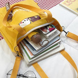 Cute Printed Multi-purpose Ladies Canvas Bag