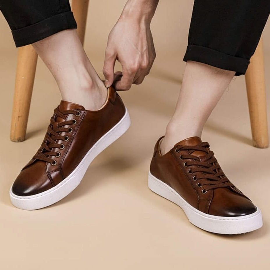 Men's Low-Top Hand Painted Korean Version  Casual  Shoes