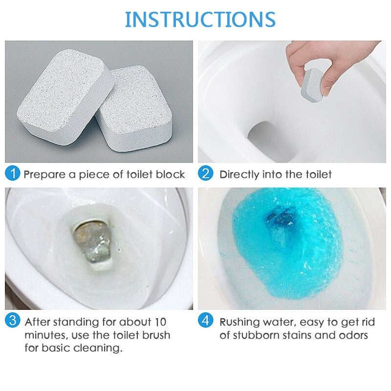 Toilet Cleaning Disinfectant Tablets (12 pieces)