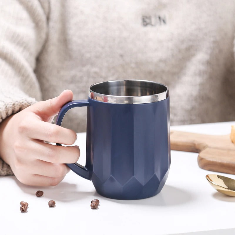 400ml Nordic Insulated Coffee Mug with Handle Lid